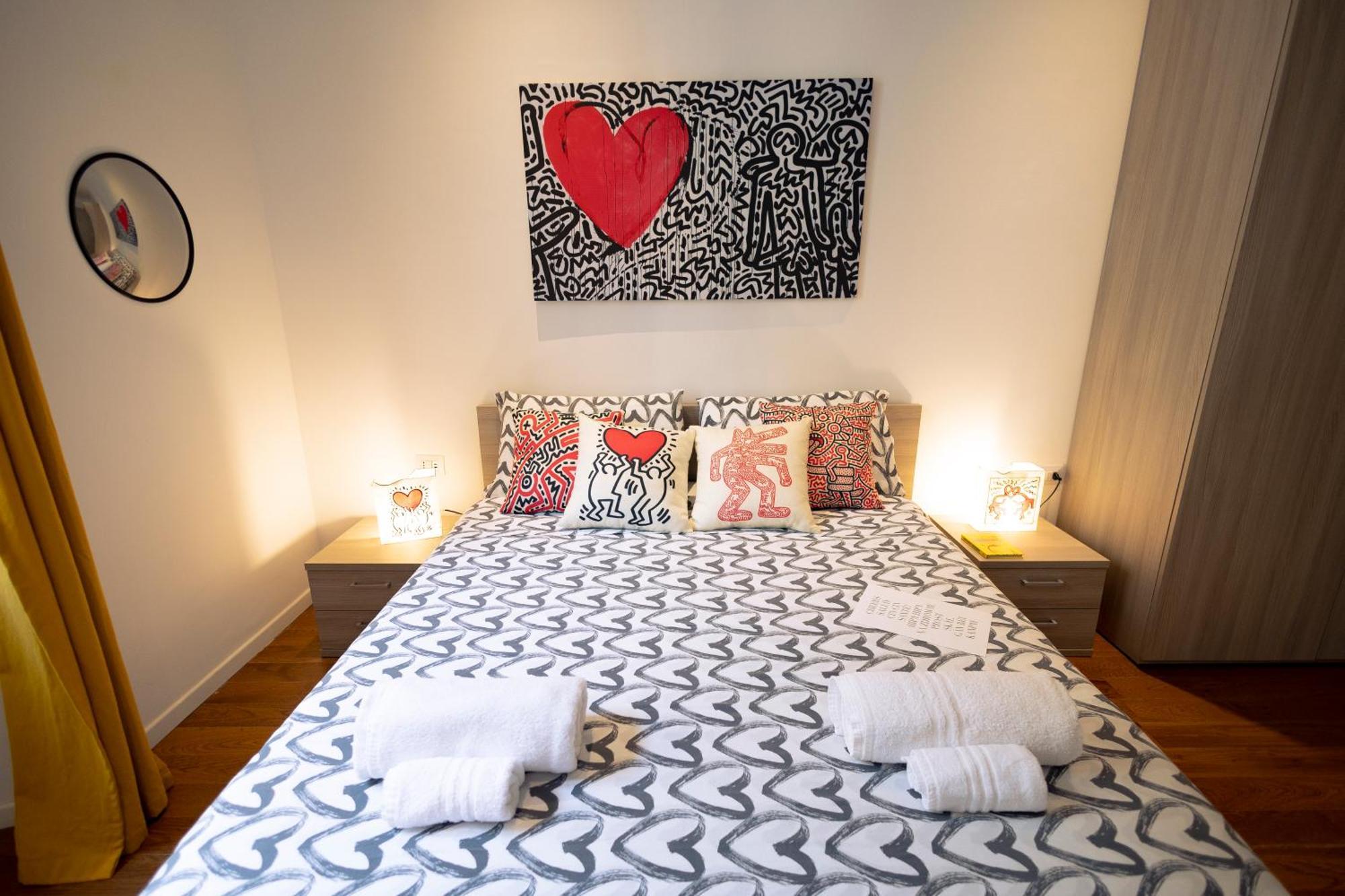 The Keith Haring Room - Private Bedroom Milan Bagian luar foto