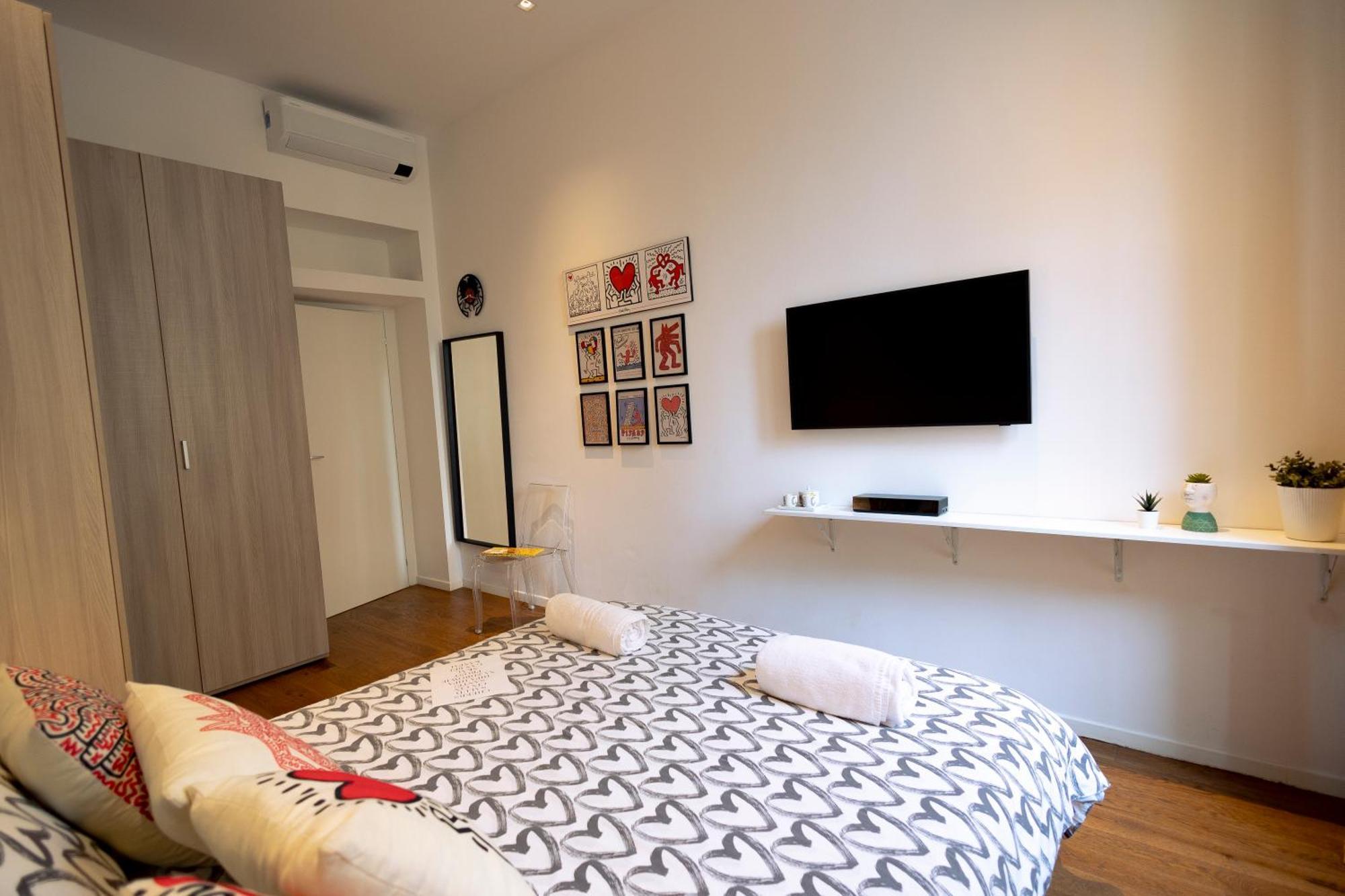 The Keith Haring Room - Private Bedroom Milan Bagian luar foto